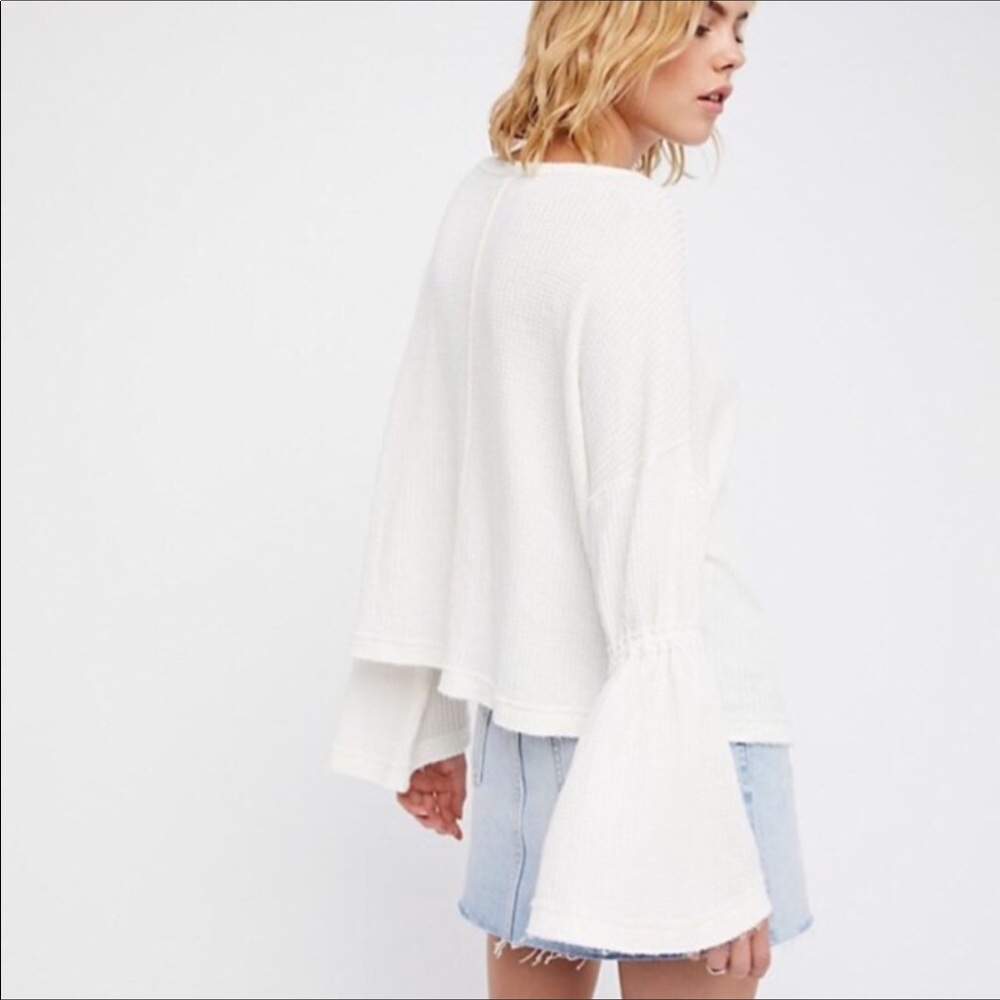 NWT Free People White dahlia thermal - Picture 2 of 8